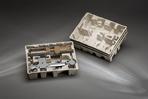 Door Hinge Molded Fiber Packaging by Molded Fiber Technology (MFT)